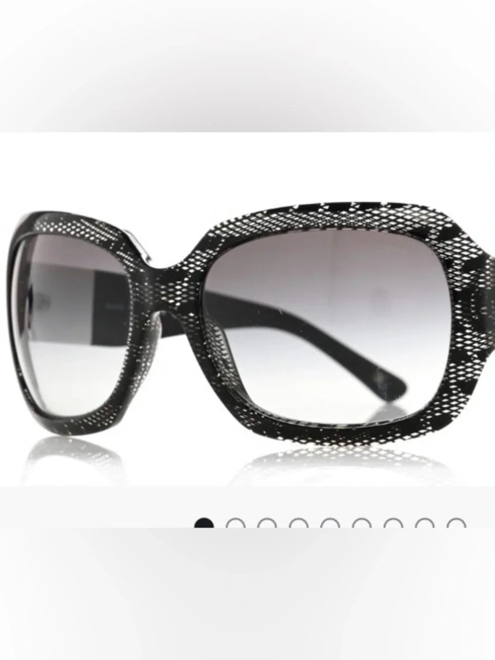 vintage Chanel Acetate CC Lace Effect Sunglasses (Model 5146).